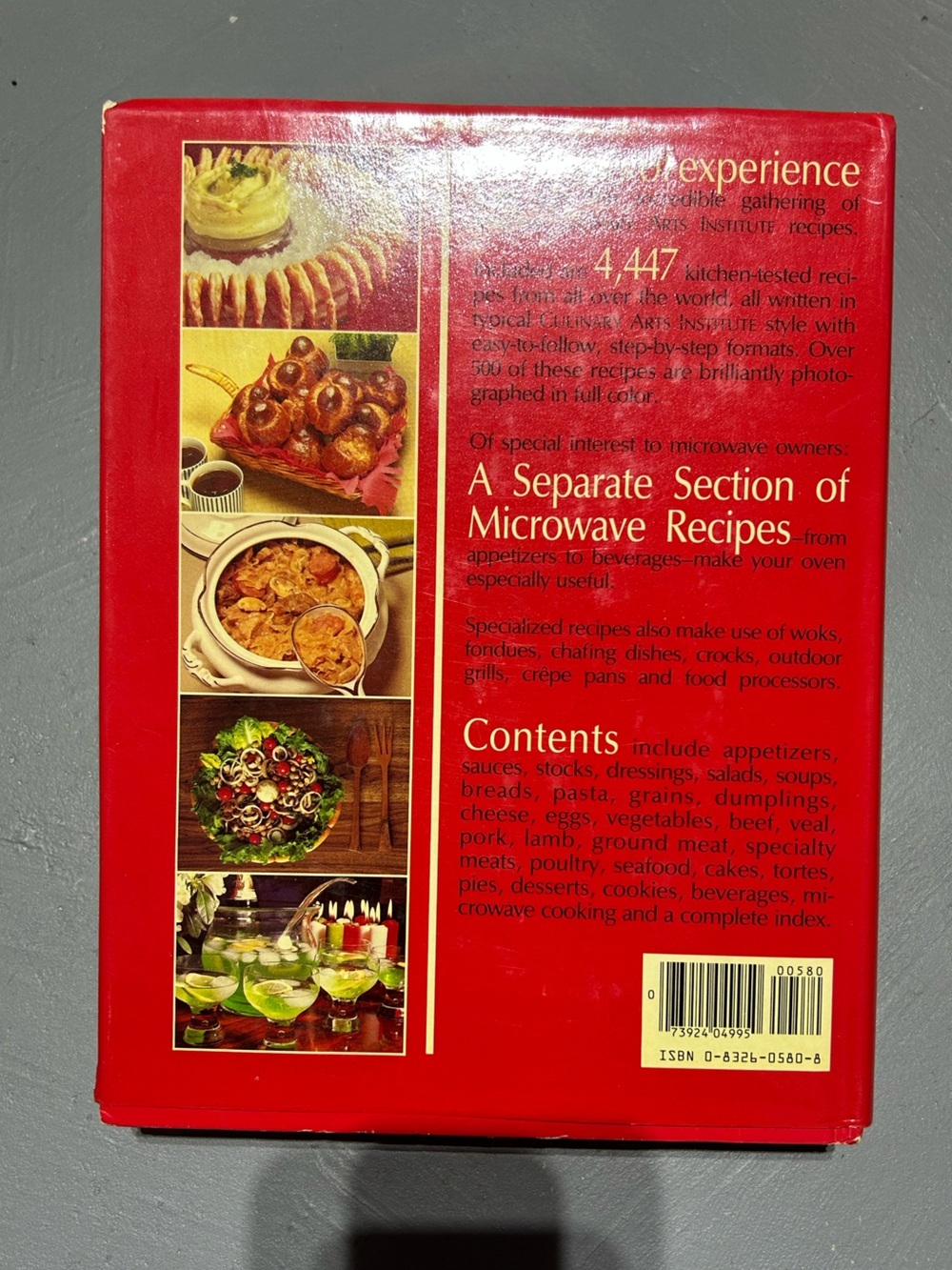VINTAGE The Culinary Arts Institute Hard Cover Cookbook (Over 4,400 Recipes) - Picture 3 of 11
